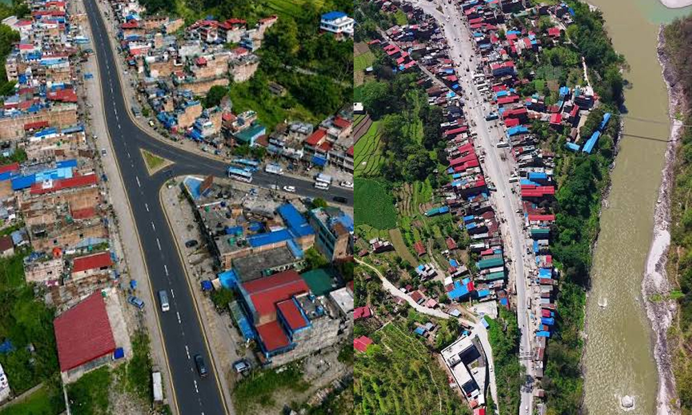 रसुवा बाढी-  त्रिशूली किनारका बस्ती र  बजार खाली गर्न प्रहरीको आग्रह