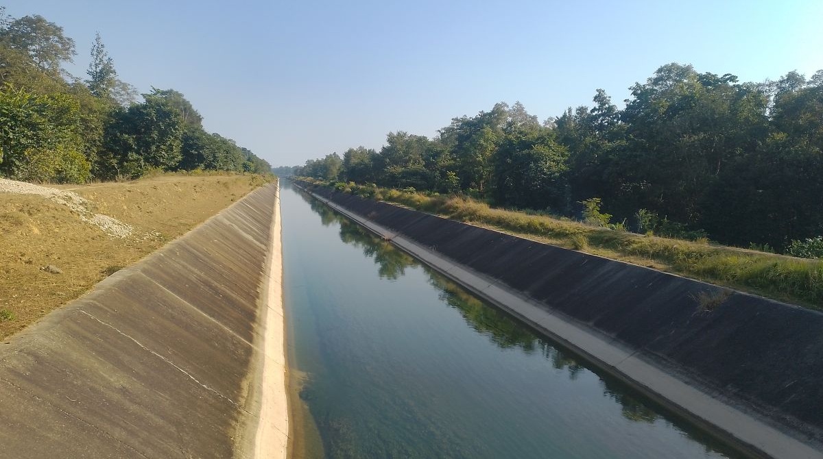 नहर विस्तार गर्दै सिक्टा सिँचाइ आयोजना